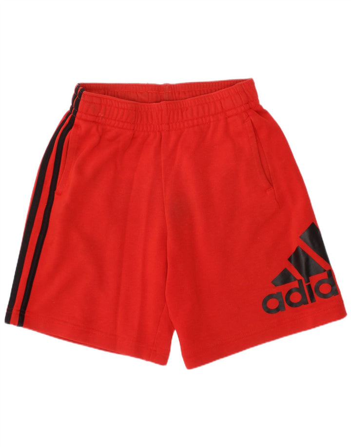 Pantaloni scurți sport grafic Adidas pentru băieți 9-10 ani roșii