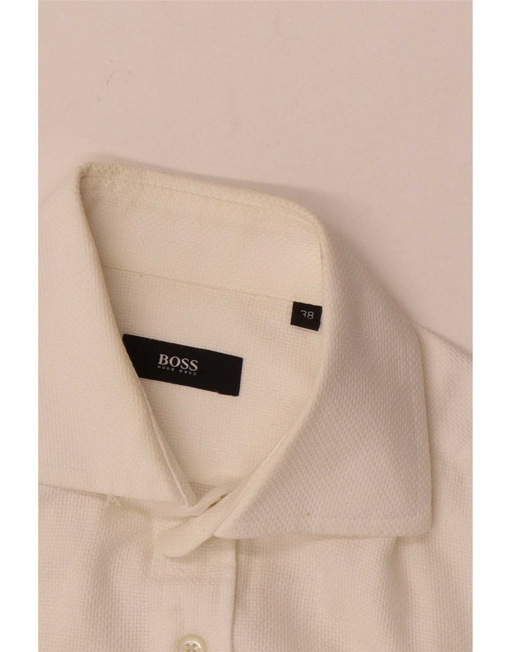 Cămașă pentru bărbați Hugo Boss Mărimea 38 Medium White