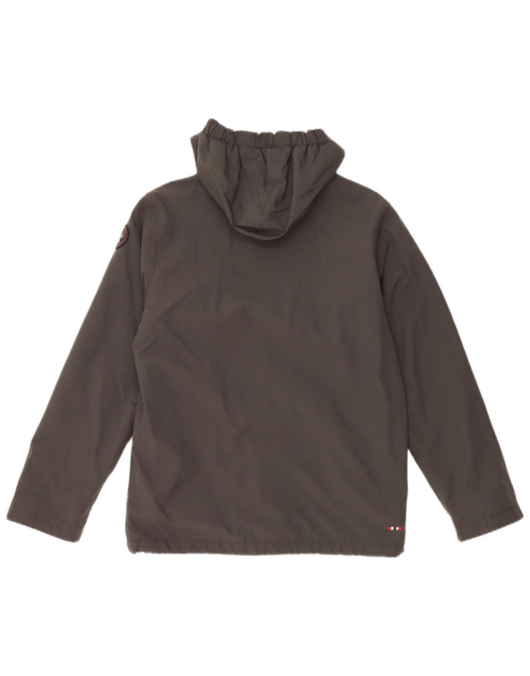 Jachetă Windbreaker Băieți Geographic Graphic NAPAPIJRI 13-14 Ani Gri