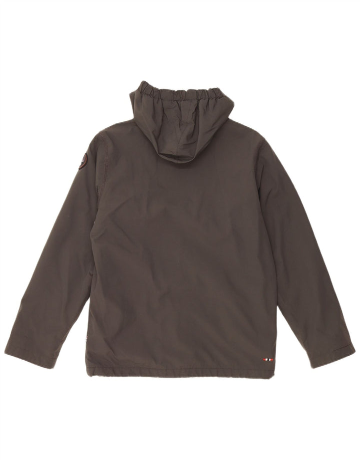 Jachetă Windbreaker Băieți Geographic Graphic NAPAPIJRI 13-14 Ani Gri