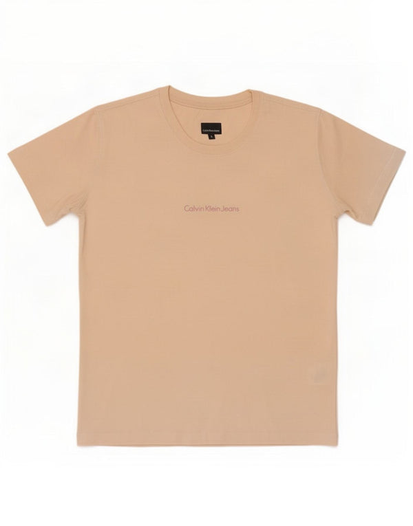Calvin Klein Jeans Tricou pentru femei Top UK 14 Large Pink Bumbac