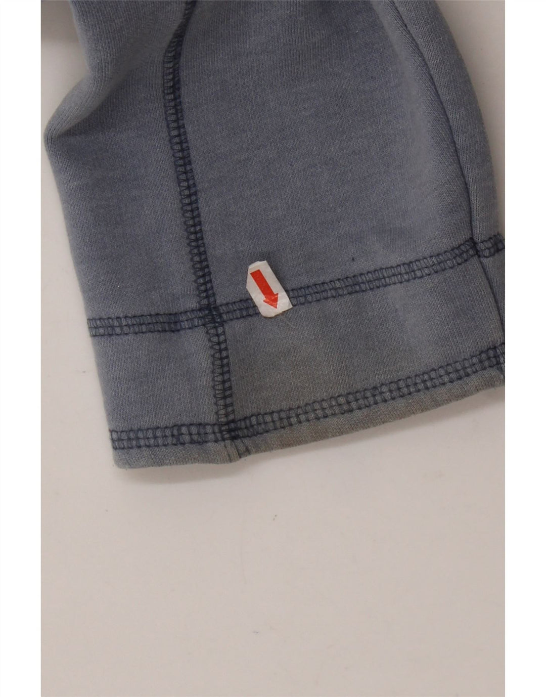 WEIRD FISH Hanorac pentru bărbați cu fermoar și gât Pulover mare, albastru, bumbac