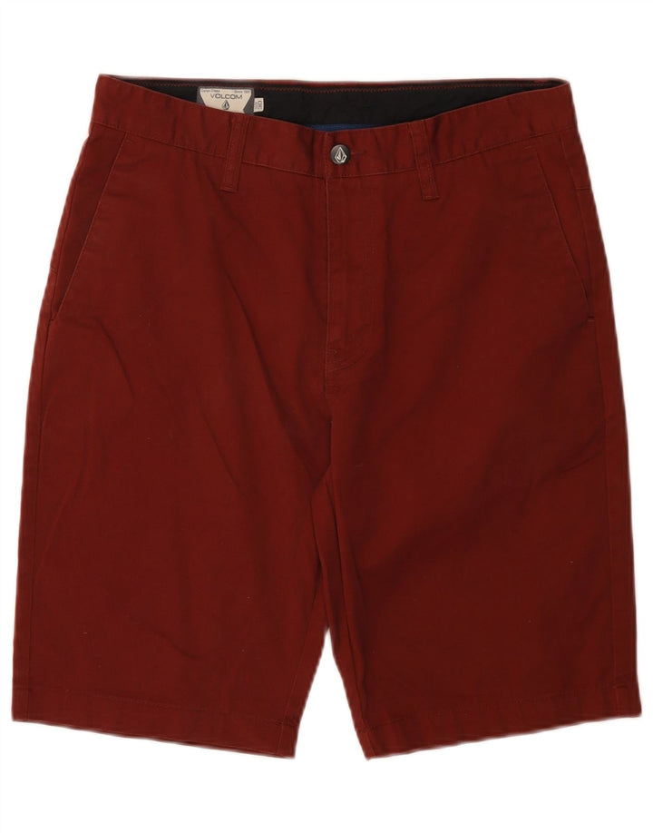 Pantaloni scurți chino pentru bărbați VOLCOM W30 Bumbac Burgundy mediu