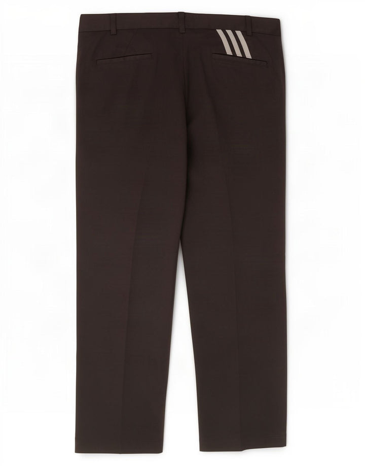 Pantaloni drepți pentru bărbați Adidas W40 L30 Poliester negru