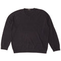 Pulover pentru bărbați Marks & Spencer, cu decolteu în V, XL, acrilic, albastru bleumarin