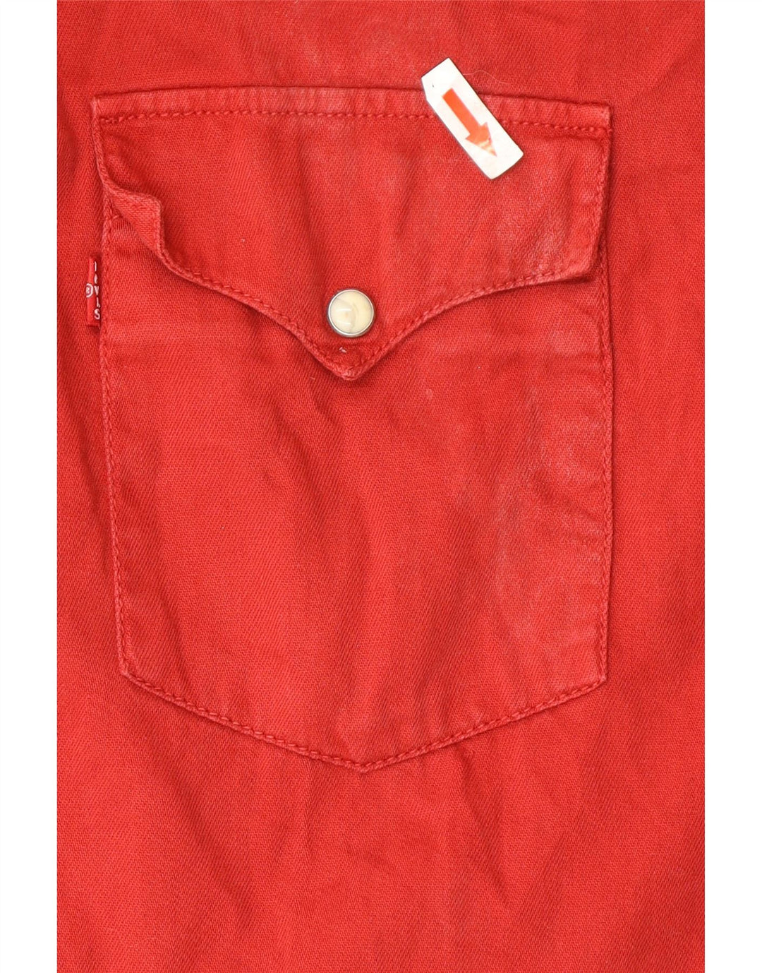 Cămașă pentru bărbați Levi's 2XL bumbac roșu