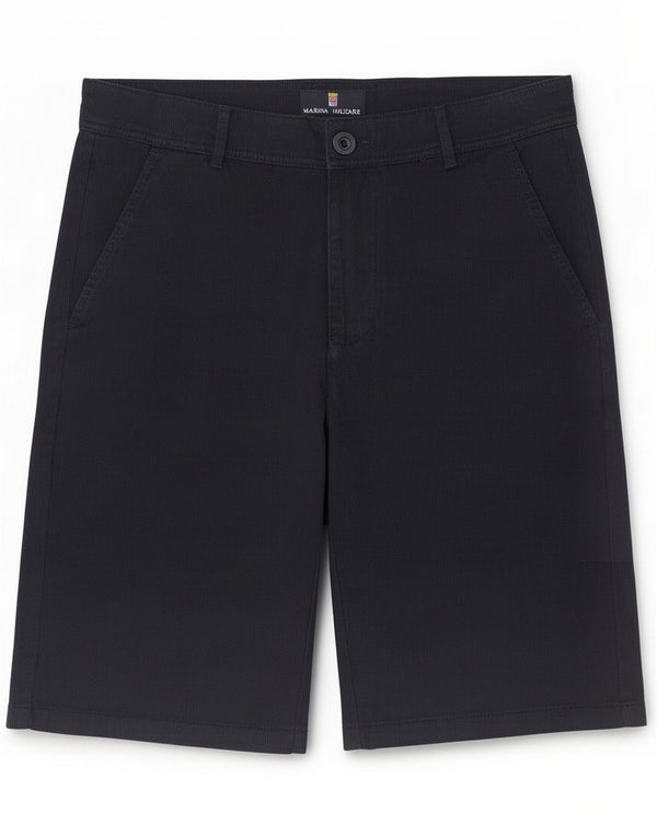 Marina Militare Mens Chino Shorts IT 44 XS W28 Navy Blue Cotton