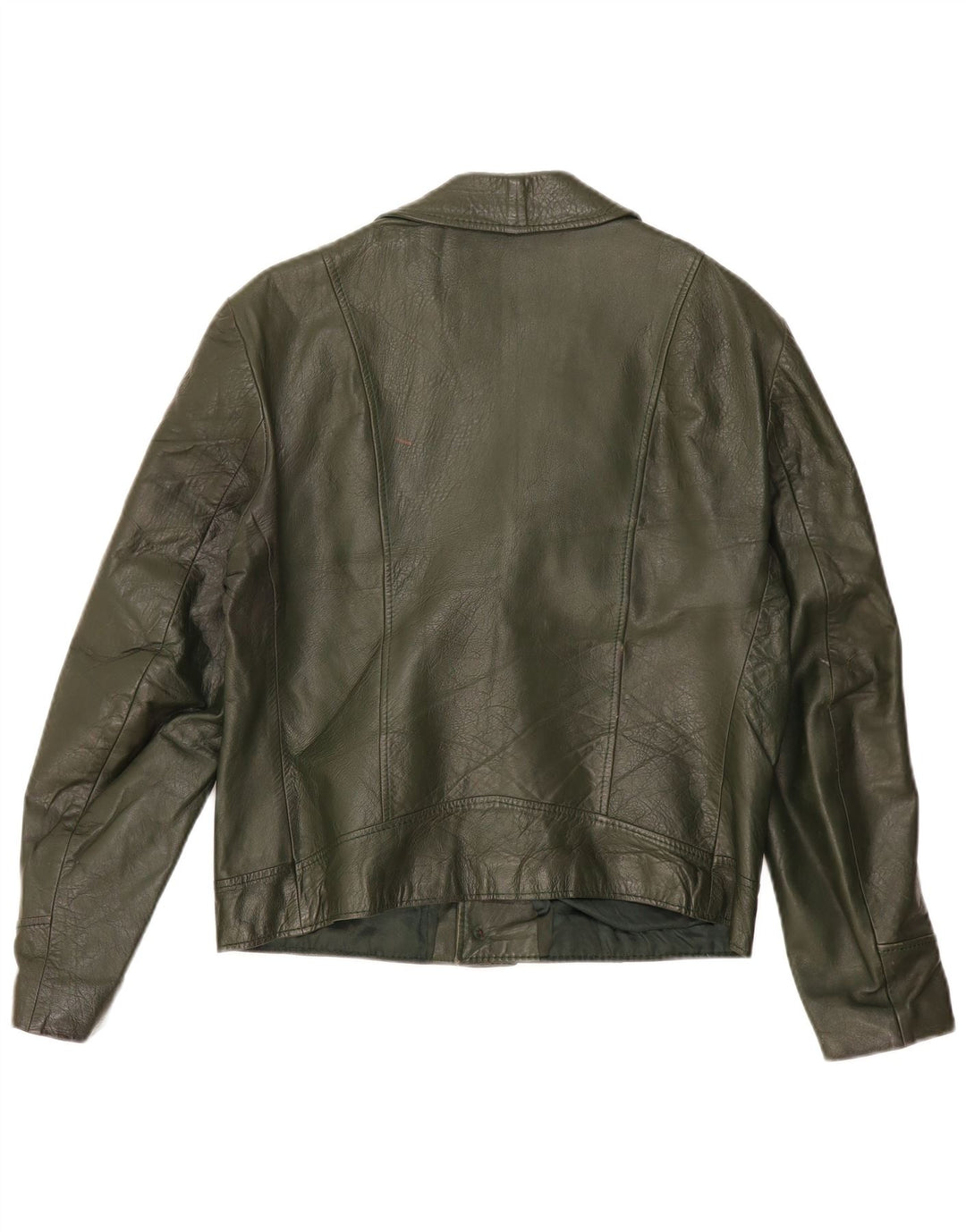 Geacă de piele vintage pentru bărbați IT 52 XL kaki