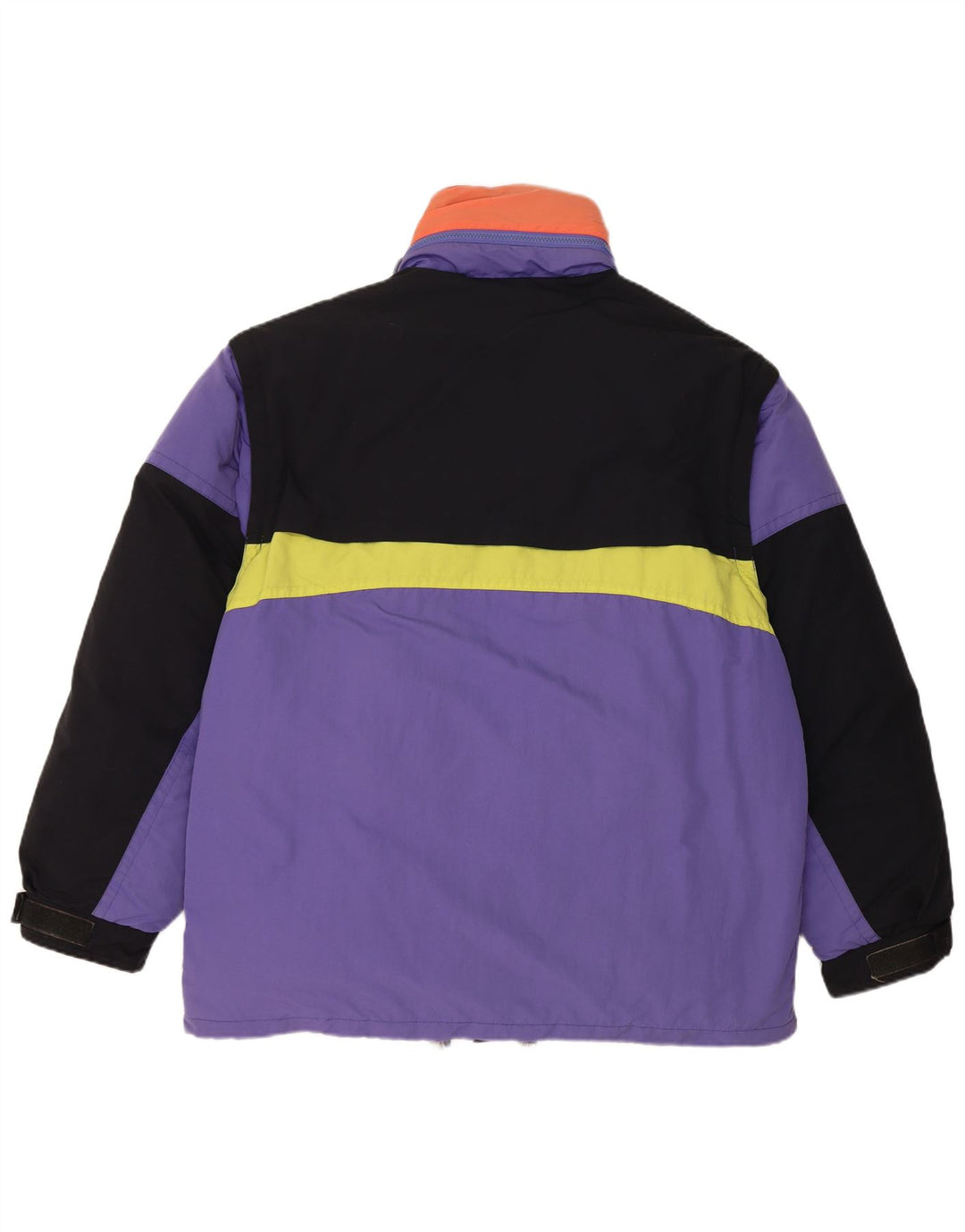 Jachetă căptușită vintage pentru bărbați UK 40 mare violet din poliamidă color bloc