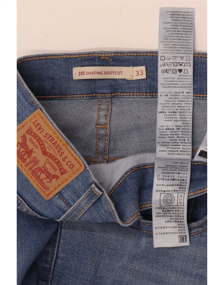 Blugi Levi's 315 Shaping Bootcut W33 L32 Bumbac albastru