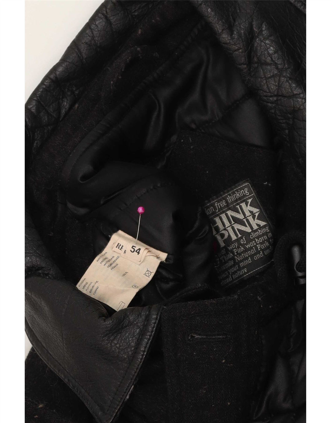 Jachetă Windbreaker pentru bărbați Think Pink IT 54 2XL Lână neagră