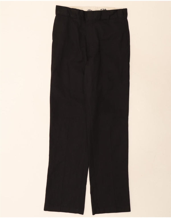 Pantaloni chino drepți pentru bărbați Dickies 874 Original Fit L33 L34 negru