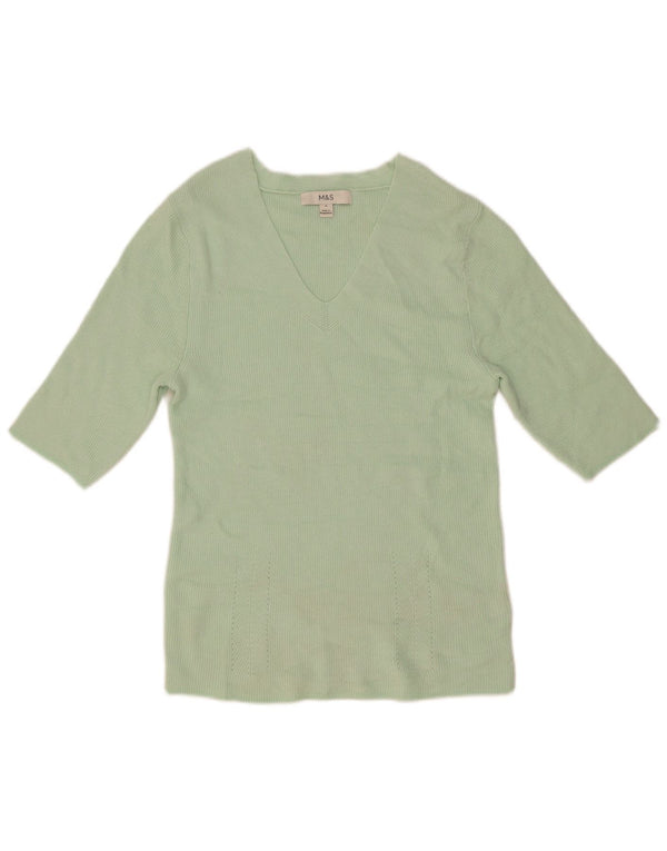 Bluză pentru femei Marks & Spencer Top UK 12 Medium Green Viscose