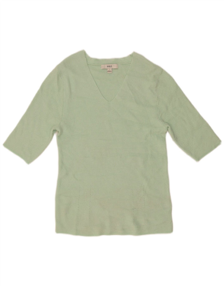 Bluză pentru femei Marks & Spencer Top UK 12 Medium Green Viscose