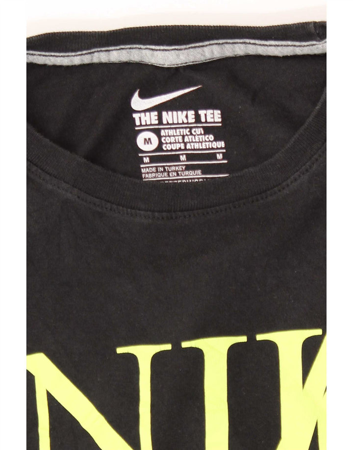 Tricou grafic Nike Womens Athletic Cut Top UK 14 Medium Negru