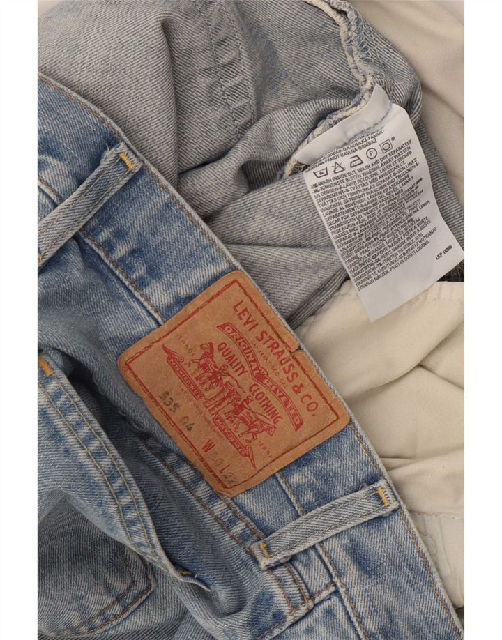 Blugi pentru bărbați Levi's 535 Bootcut W30 L32 Bumbac albastru