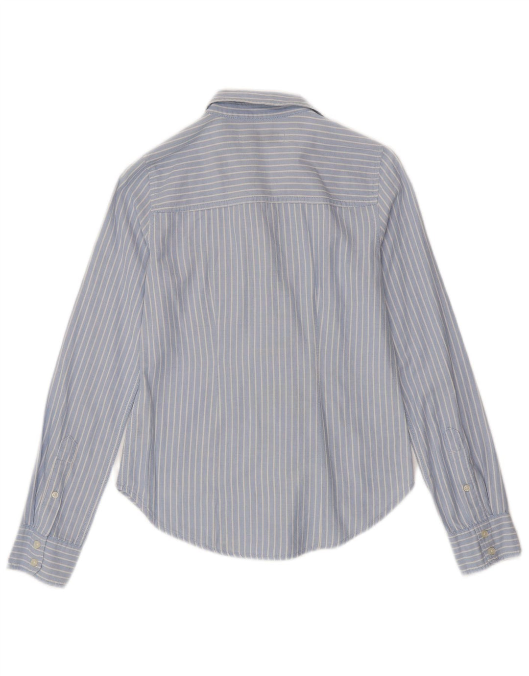 Cămașă pentru femei ABERCROMBIE & FITCH UK 6 XS Bumbac cu dungi albastre