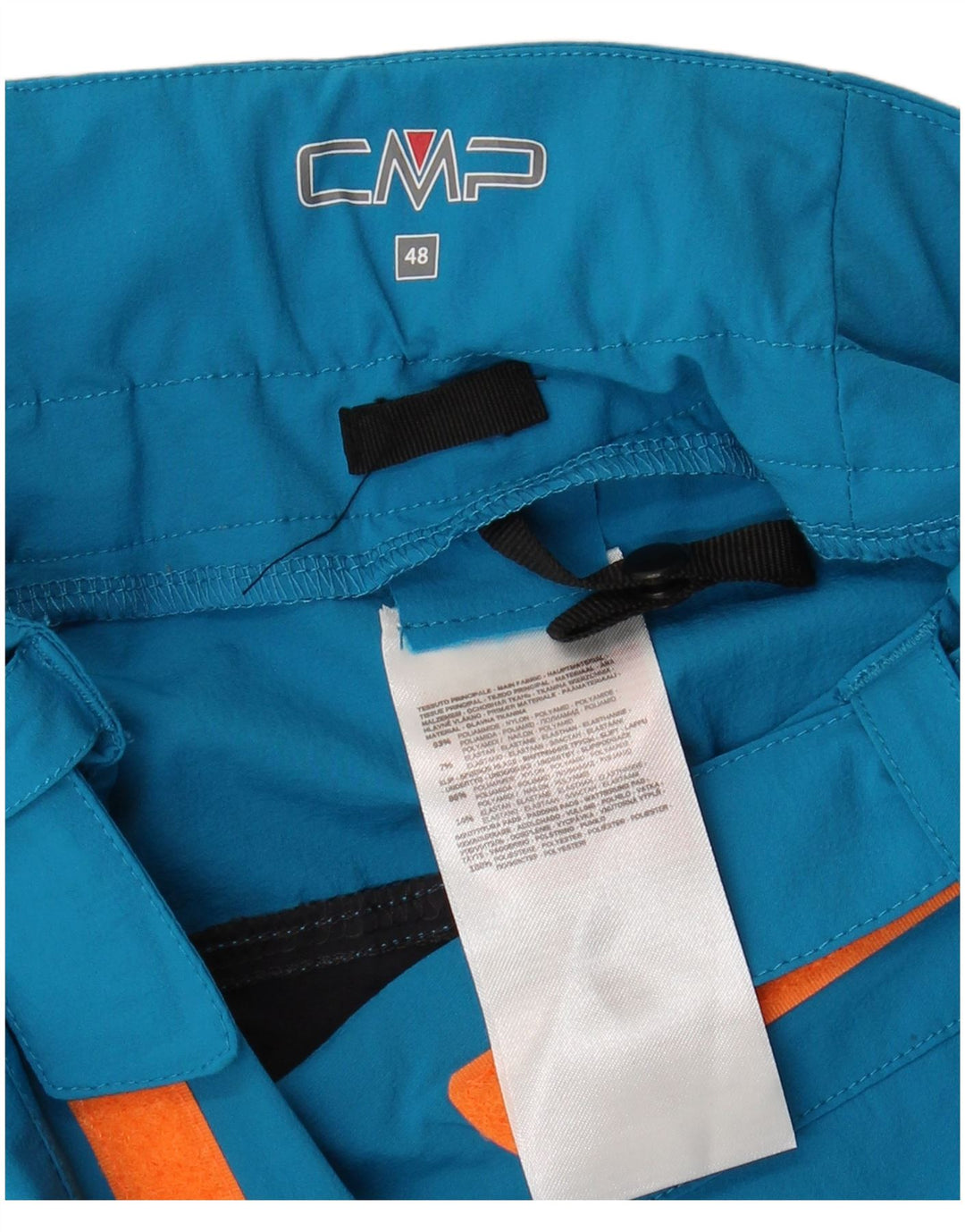 Pantaloni scurți cargo CMP pentru bărbați IT 48 Medium W32 Poliamidă color bloc albastru