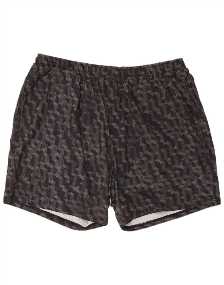 Pantaloni scurți sport pentru bărbați Mountain Warehouse 2XL poliester geometric negru