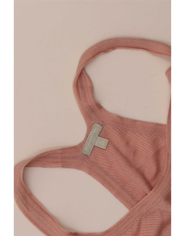 Massimo Dutti Womens Vest Top UK 12 Medium Pink