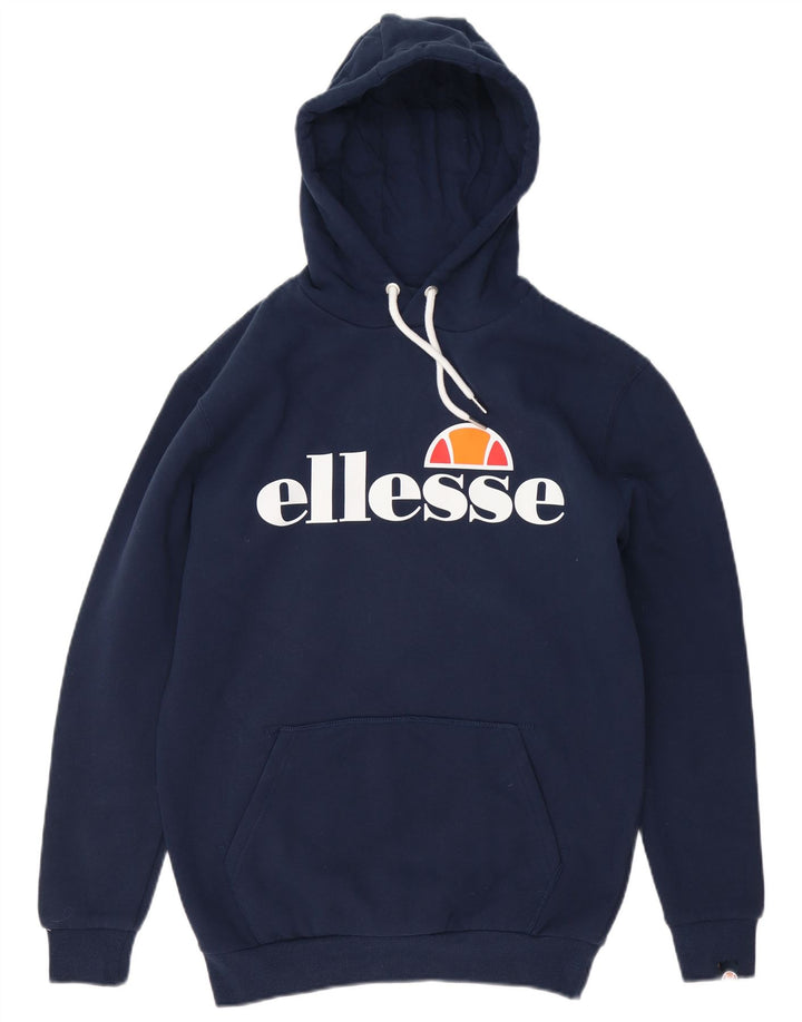 Pulover cu glugă cu grafic pentru bărbați ELLESSE XS bleumarin