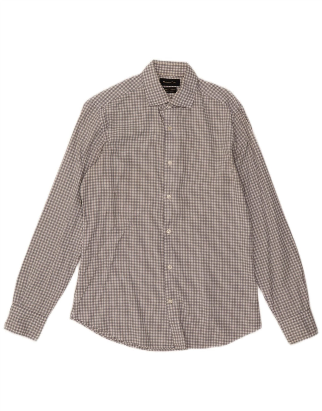 Cămașă Massimo Dutti pentru bărbați Mic Gri Vichy