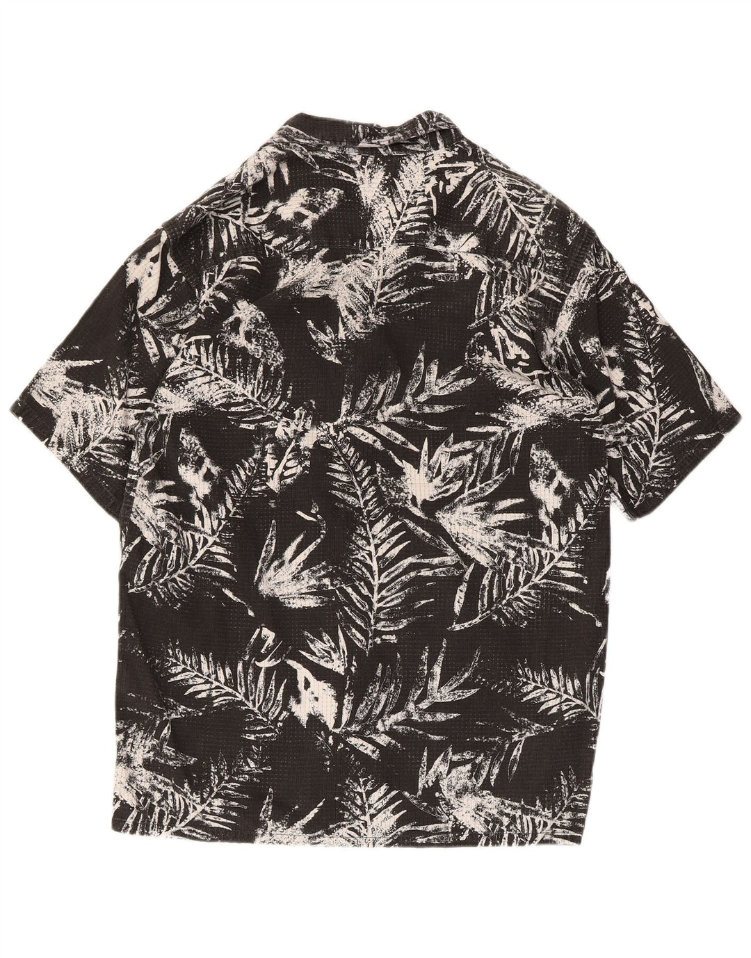 LEVI'S Mens Abstract Pattern Short Sleeve Shirt Small Black Cotton