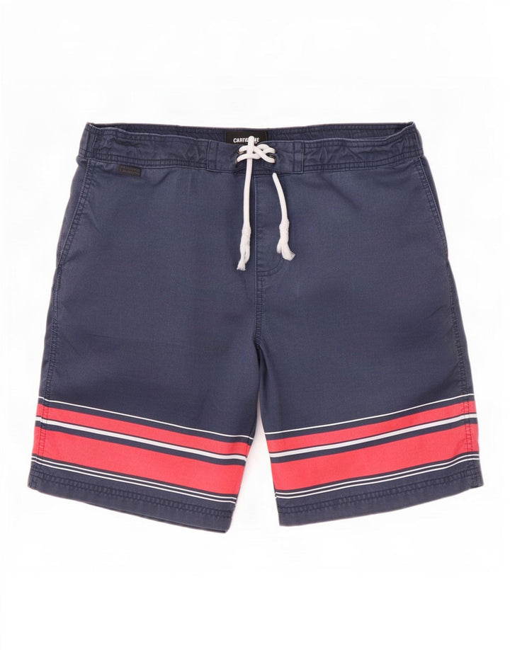 Pantaloni scurți de înot pentru bărbați Marks & Spencer, XL, bleumarin, poliester color bloc
