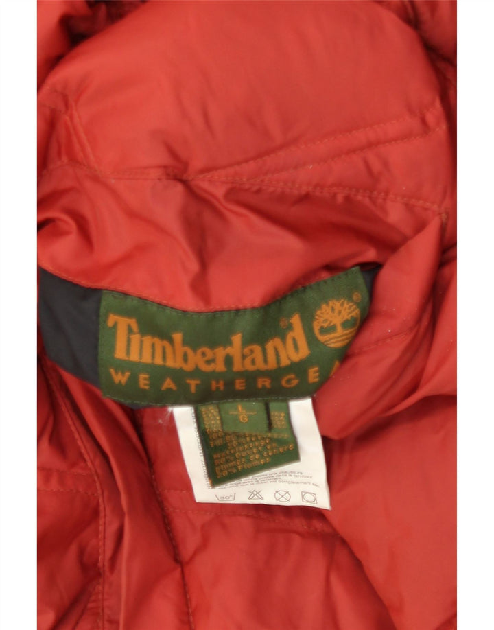 Jachetă căptușită reversibilă pentru bărbați Timberland UK 40 mare nailon portocaliu