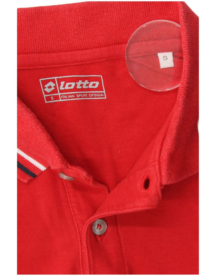 Tricou polo pentru bărbați Lotto Mic Roșu