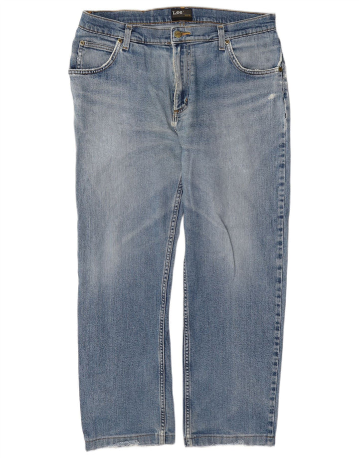 Blugi Lee Brooklyn Straight pentru bărbați W36 L27 Bumbac albastru