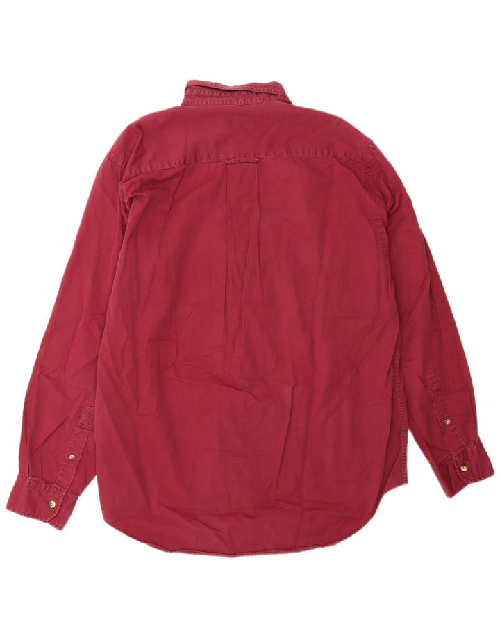 Cămașă pentru bărbați Nautica Bumbac Burgundy Mediu