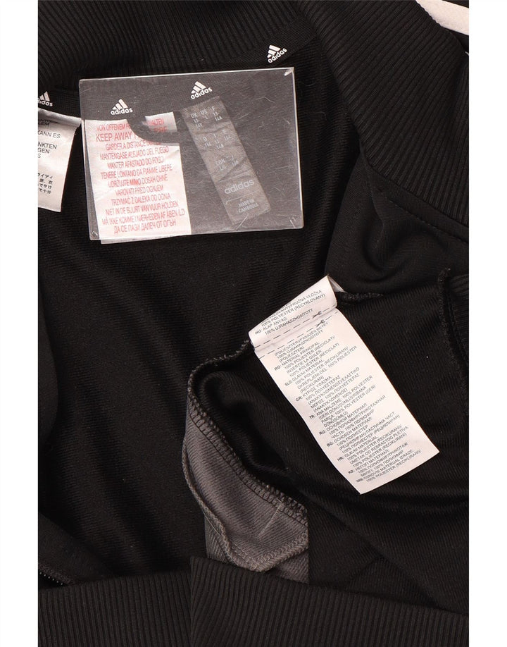 Jachetă de trening Aeroready ADIDAS pentru băieți 13-14 ani, negru, color block