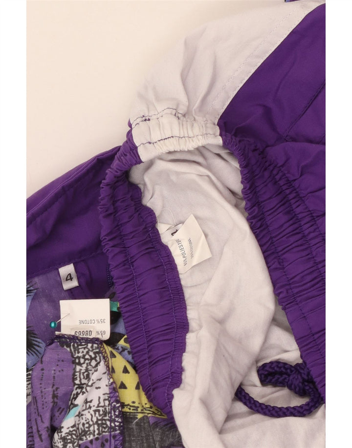 Trening complet vintage pentru femei, cu ajustare largă, Marea Britanie 16, mov, mov