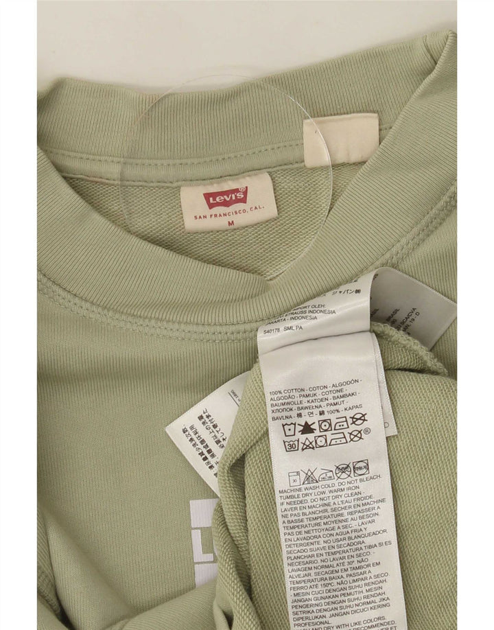 Pulover Levi's pentru bărbați, bumbac verde mediu