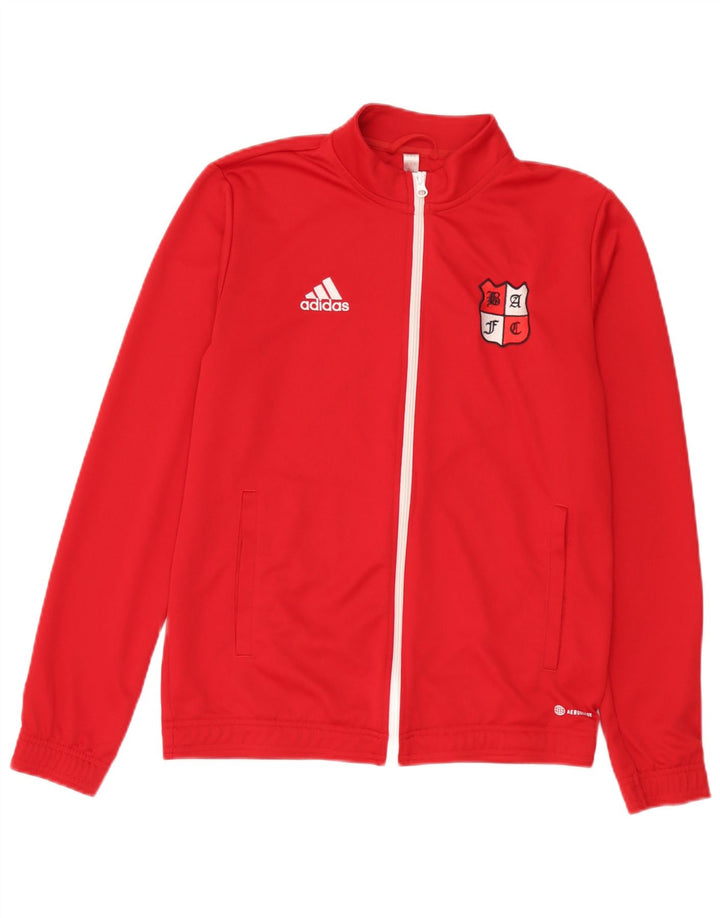 Jachetă de top Adidas Aeroready Graphic pentru bărbați, poliester roșu mediu