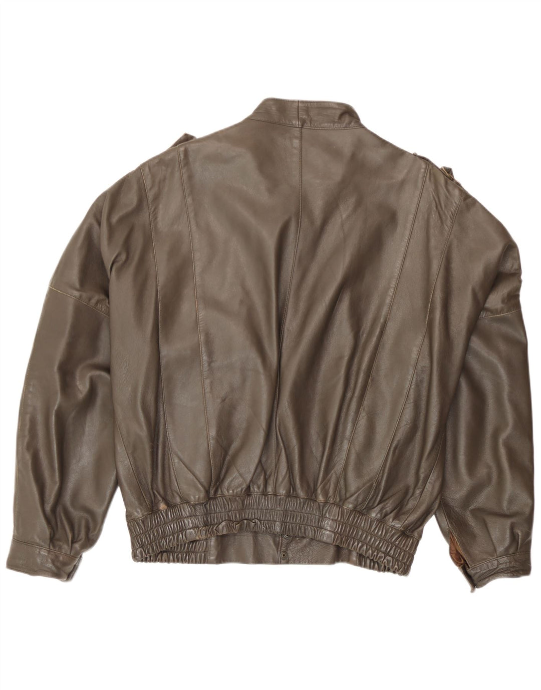 Jachetă din piele vintage pentru bărbați IT 52 XL din piele maro