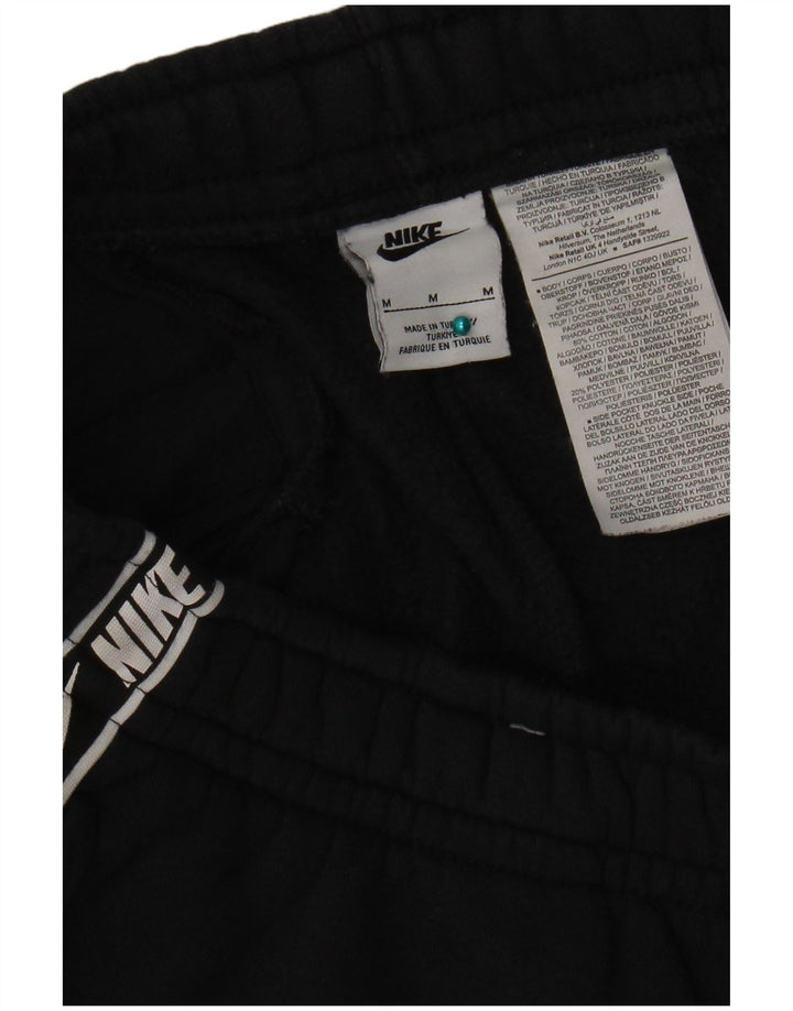 Pantaloni de trening grafic Nike pentru bărbați Pantaloni de jogging, bumbac mediu negru