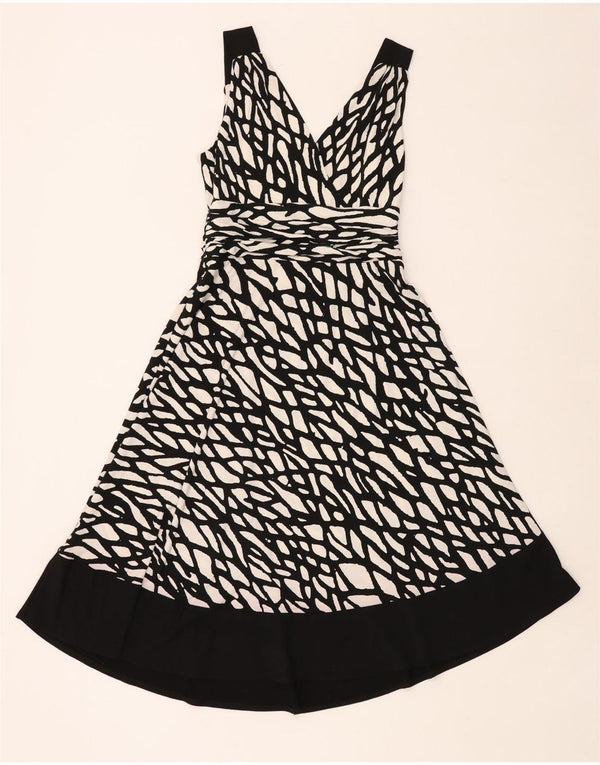 Rochie A-Line pentru femei Principles cu model abstract UK 12 Medium Black