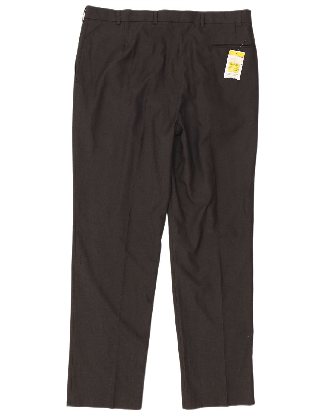 Marks & Spencer Pantaloni drepți pentru bărbați L38 L33 Poliester maro