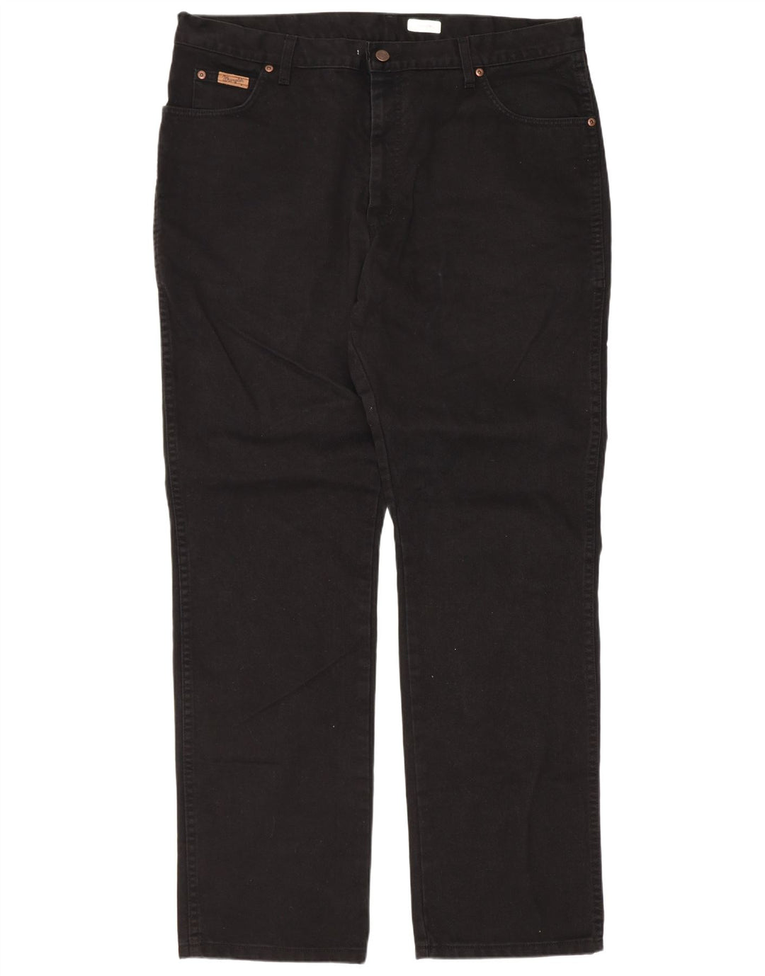 Blugi drepte pentru bărbați Wrangler Texas W40 L34 bumbac negru