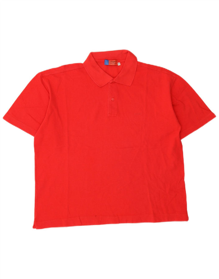 Tricou polo pentru bărbați Ungaro, bumbac roșu mediu