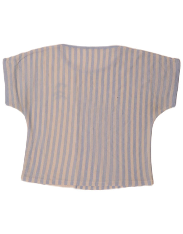 Tricou Vintage pentru femei Top UK 16 Large Blue Striped