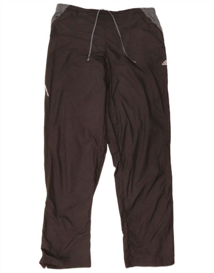 Pantaloni impermeabili pentru bărbați Adidas Supernova, mari, negru, poliester color bloc