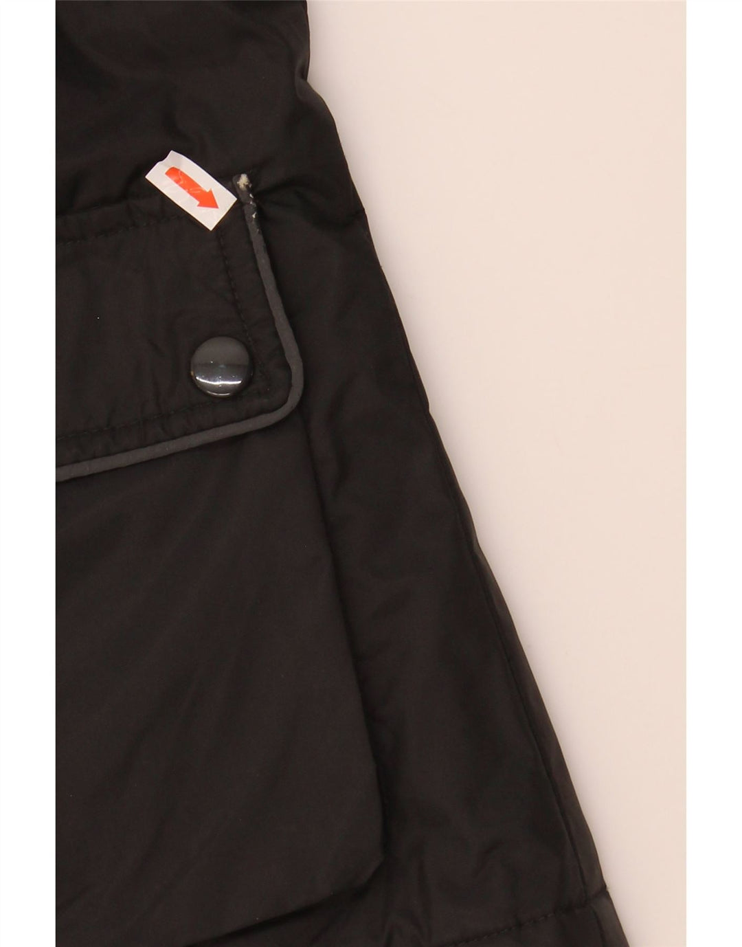 VINTAGE Jachetă utilitare pentru femei UK 14 Medium Black Nylon