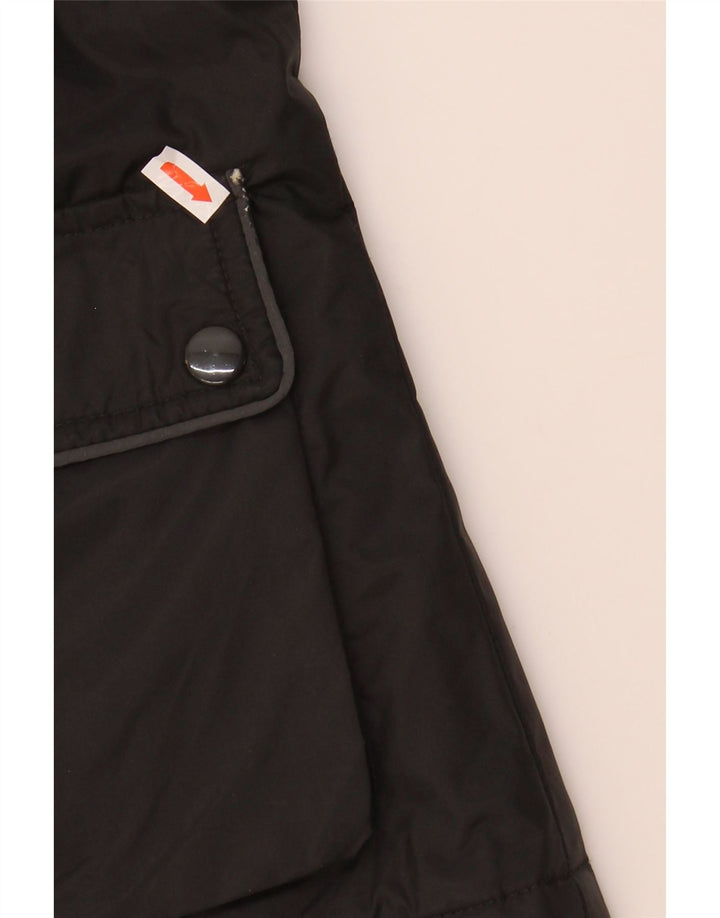 VINTAGE Jachetă utilitare pentru femei UK 14 Medium Black Nylon