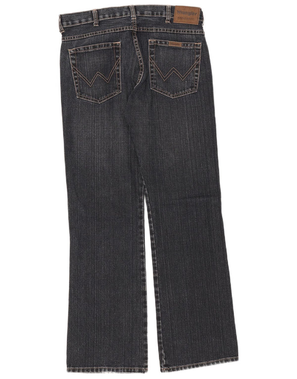 WRANGLER Blugi pentru bărbați Bootcut W32 L32 Bumbac bleumarin
