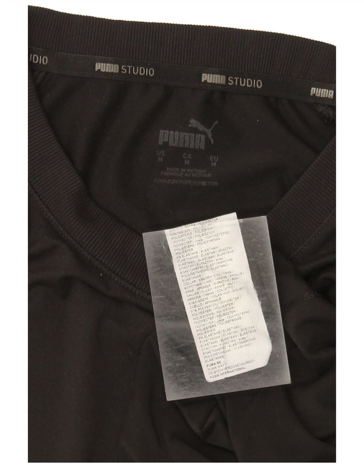 Tricou pentru bărbați Puma Top Medium Negru Poliester