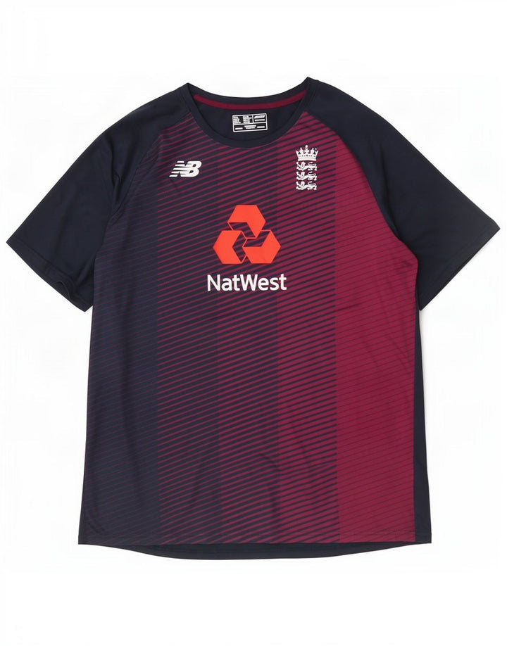 Tricou grafic pentru bărbați New Balance Top XL Bleumarin Poliester