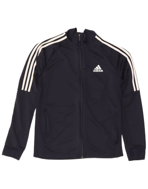 Jachetă de top pentru trening Aeroready pentru bărbați Adidas UK 40/42 Medium Bleumarin